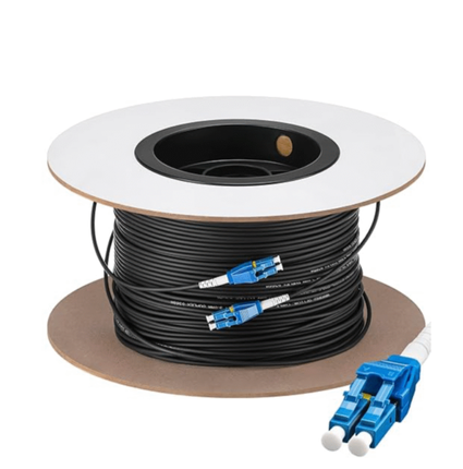 Outdoor Armored Fiber Optic Internet Cable 9/125um